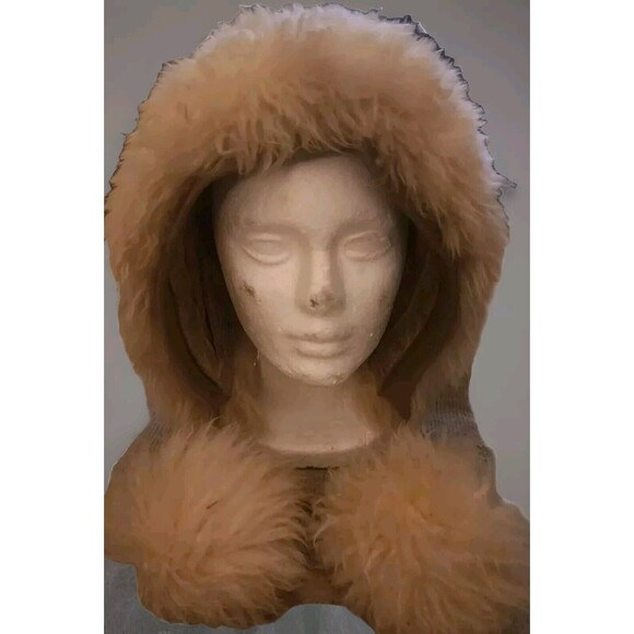 Vintage Tuscan‎ Italian Dyed Lamb Fur Winter Hat Made In Italy - Picture 3 of 13